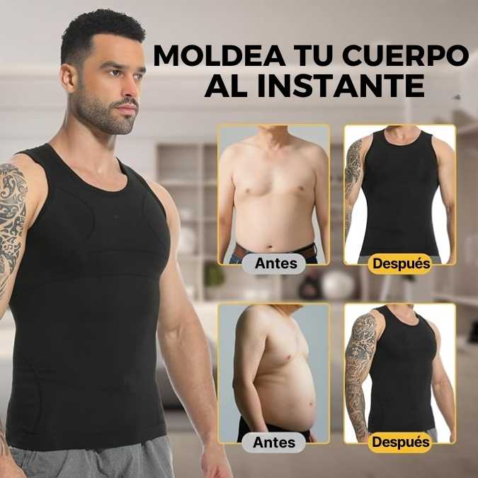 👕 Camisilla De Compresión Elegante | Transforma tu figura y confianza al instante