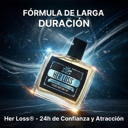🔥 Her Loss® – Colonia Masculina con Feromonas que Activa la Atracción Natural
