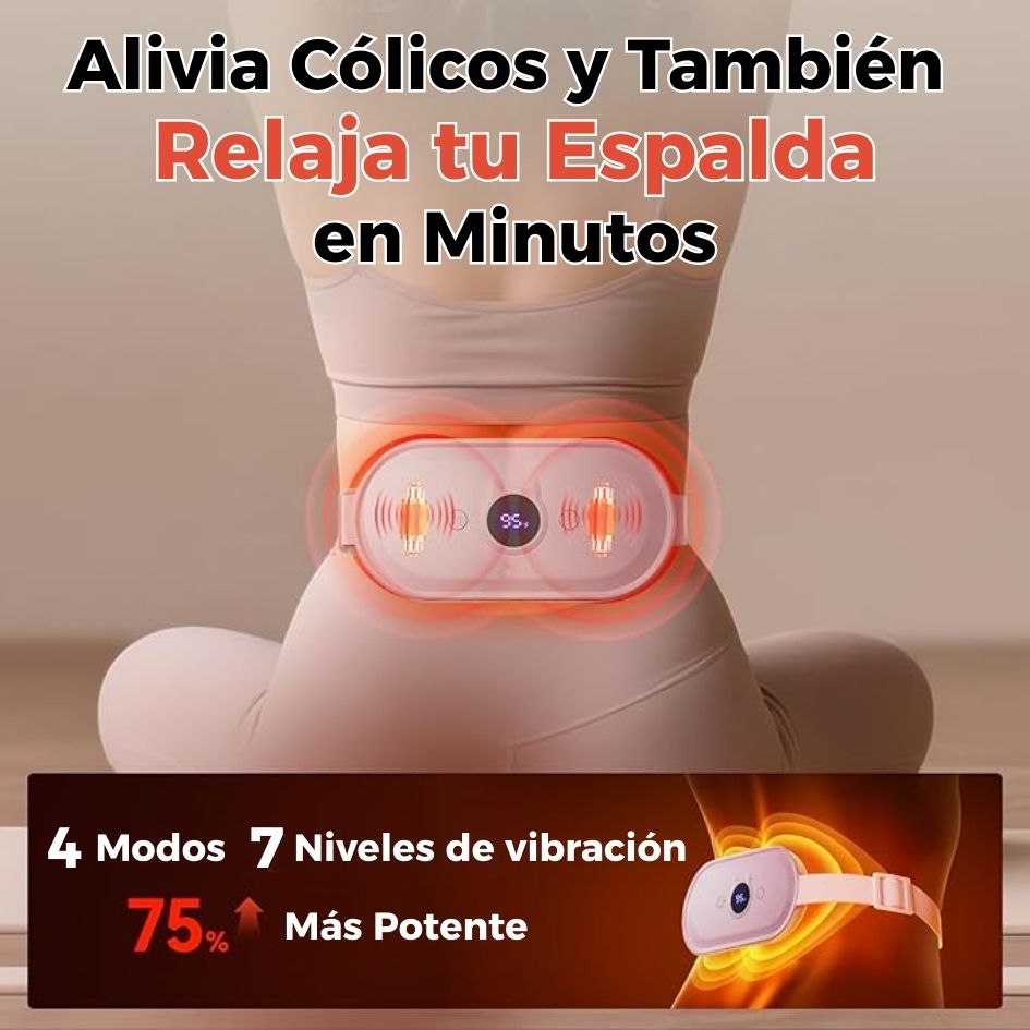 🌸 Cinturón Térmico Anticólicos – Tecnología que Alivia Tus Dolores Menstruales  <span class="sello-verificado"></span>