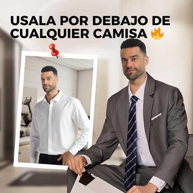 👕 Camisilla De Compresión Elegante | Transforma tu figura y confianza al instante