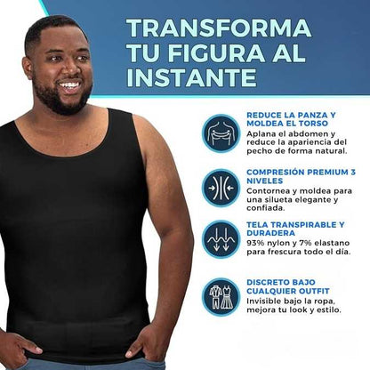 👕 Camisilla De Compresión Elegante | Transforma tu figura y confianza al instante