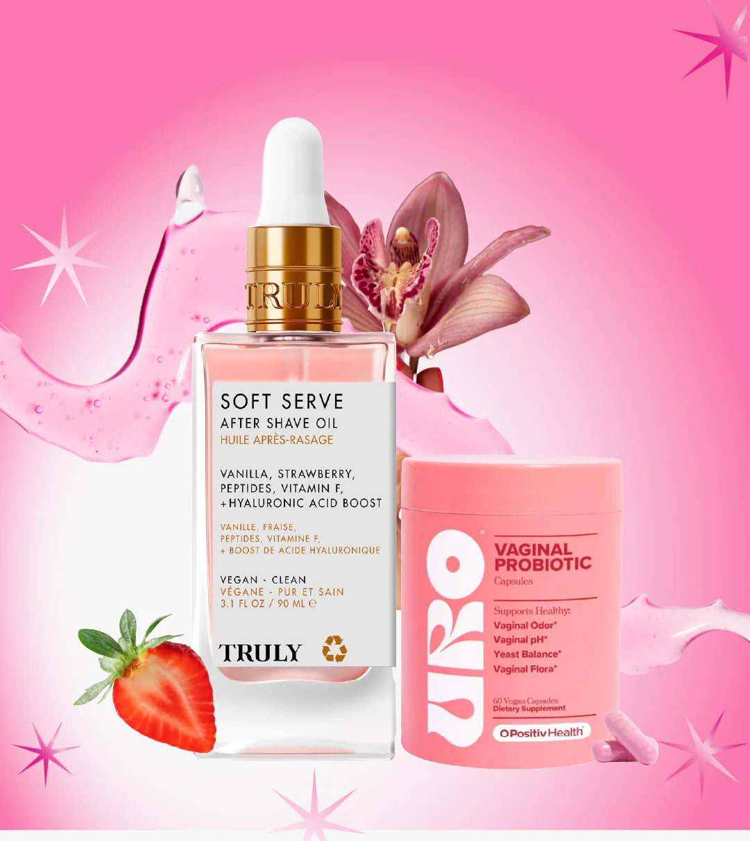 Combo Exclusivo! 🌸 Elimina Olores Íntimos + Aclara Zona V y Axilas Oscuras en 7 días | Truly + URO Original